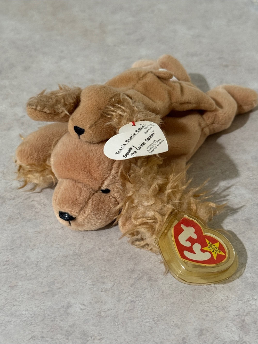 Ty Plush Spunky Cocker Spaniel Dog